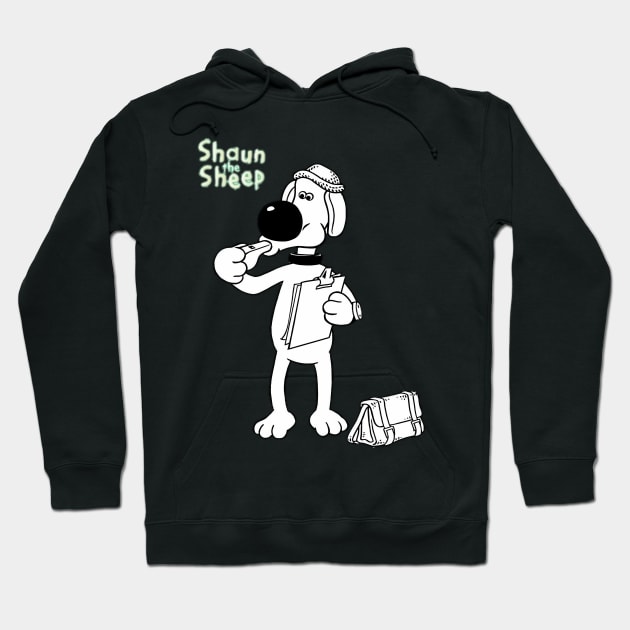 Vintage The Sheep TV Series Cartoon Shaun Hoodie by WelchCocoa